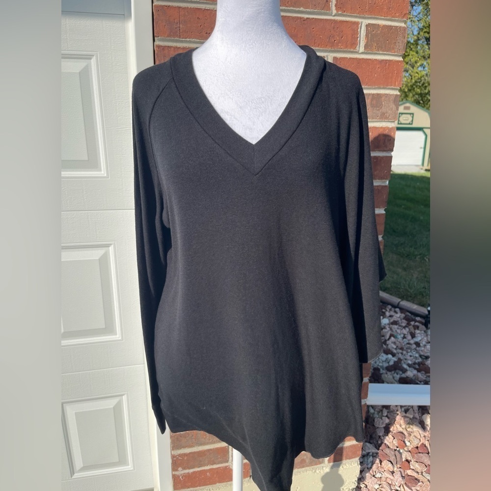 Soft Surroundings Solid Black Madeline Tunic Size… - image 2